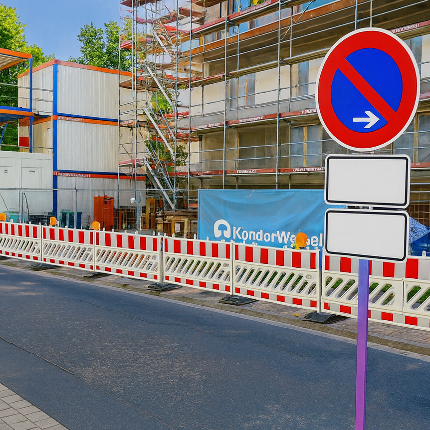 halteverbot baustelle